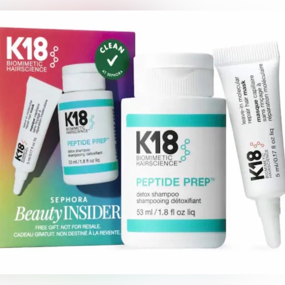 K18 Biomimetic Hair Science Sephora Beauty Insider Gift Peptide Prep & Mask NIB